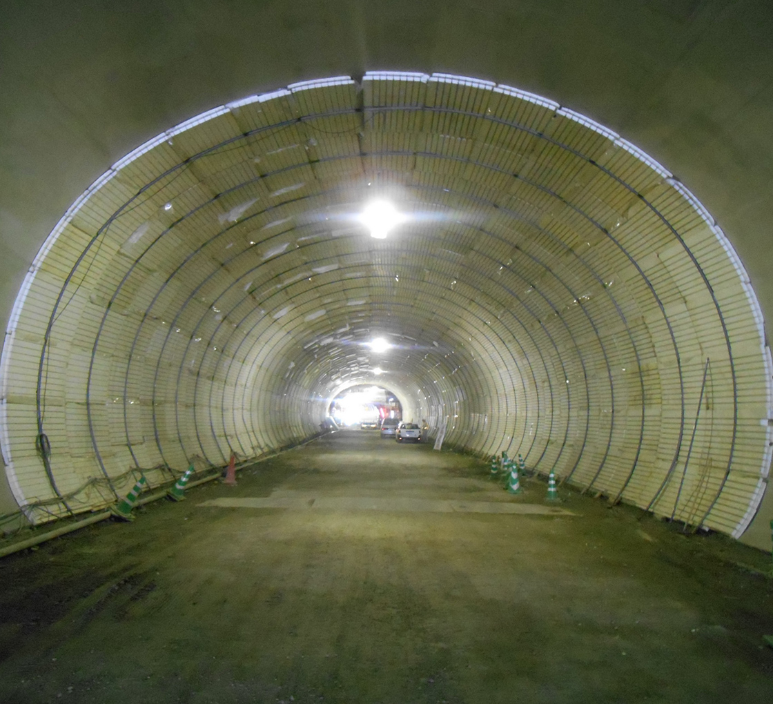 Constructing a Tunnel through the Mountain to Improve Traffic Flow
