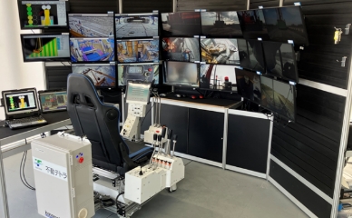 大型地盤改良機による遠隔化・自動化施工